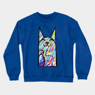 cat scribble 1 Crewneck Sweatshirt